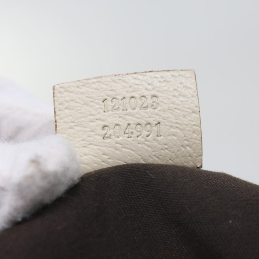 GUCCI GG Canvas Tote Bag Beige 121023 60518