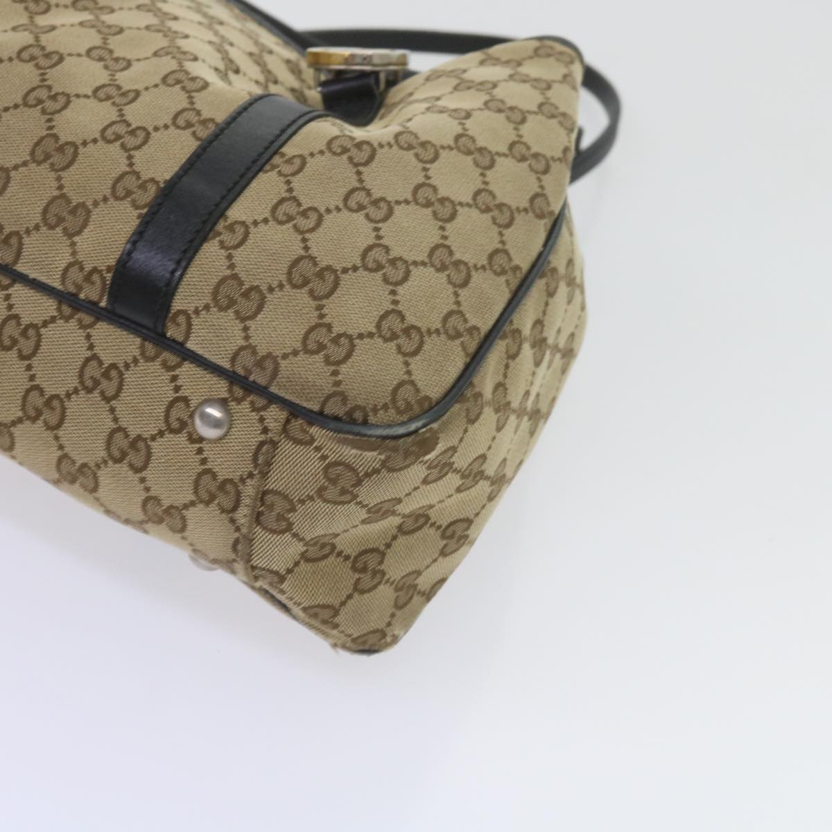 GUCCI GG Canvas Tote Bag Beige 232957 60522
