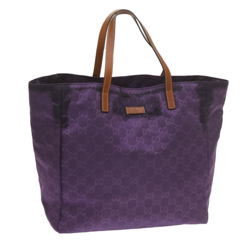 GUCCI GG Canvas Tote Bag Purple 282439 60524