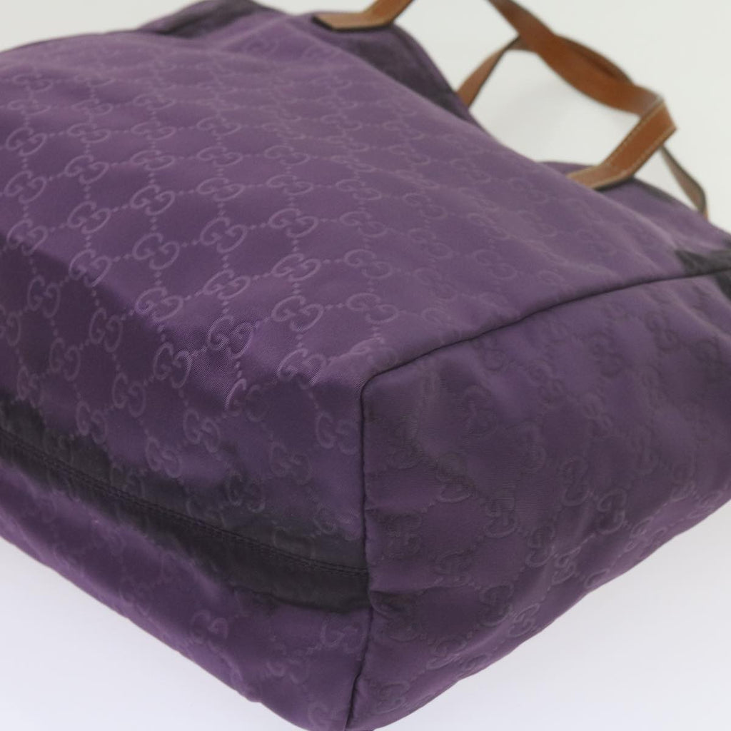 GUCCI GG Canvas Tote Bag Purple 282439 60524