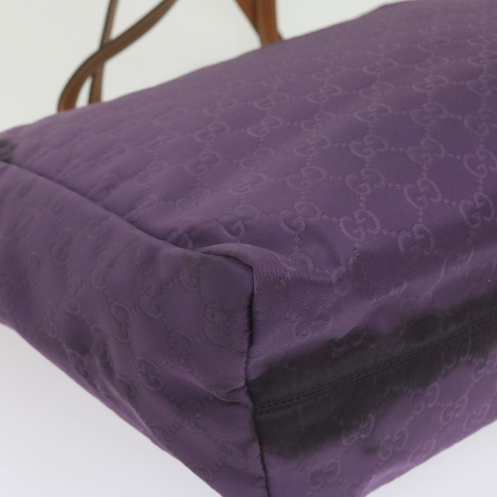 GUCCI GG Canvas Tote Bag Purple 282439 60524