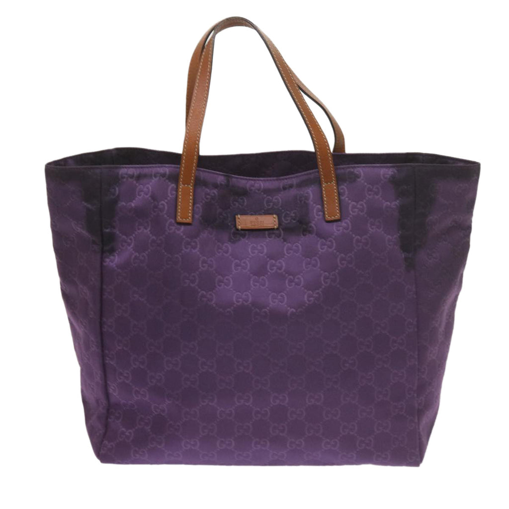 GUCCI GG Canvas Tote Bag Purple 282439 60524