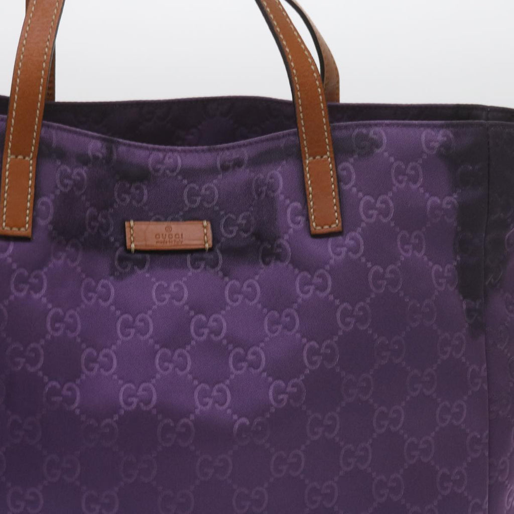 GUCCI GG Canvas Tote Bag Purple 282439 60524