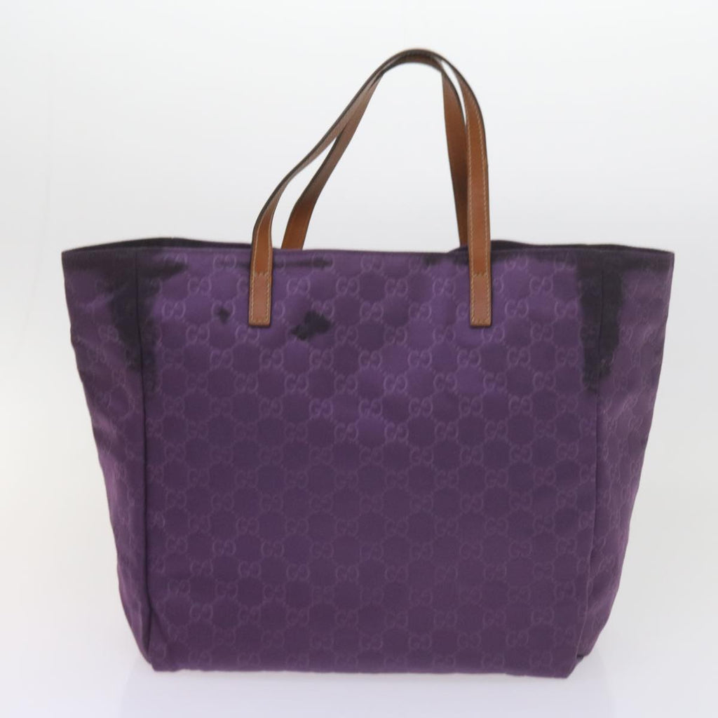 GUCCI GG Canvas Tote Bag Purple 282439 60524