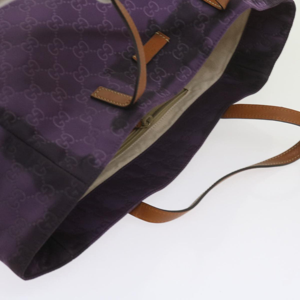 GUCCI GG Canvas Tote Bag Purple 282439 60524