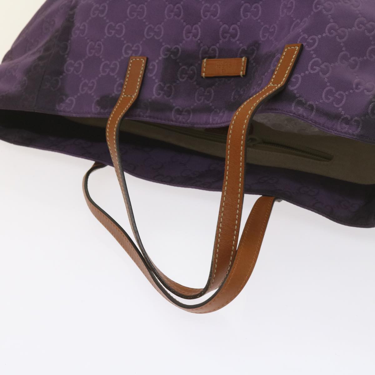 GUCCI GG Canvas Tote Bag Purple 282439 60524
