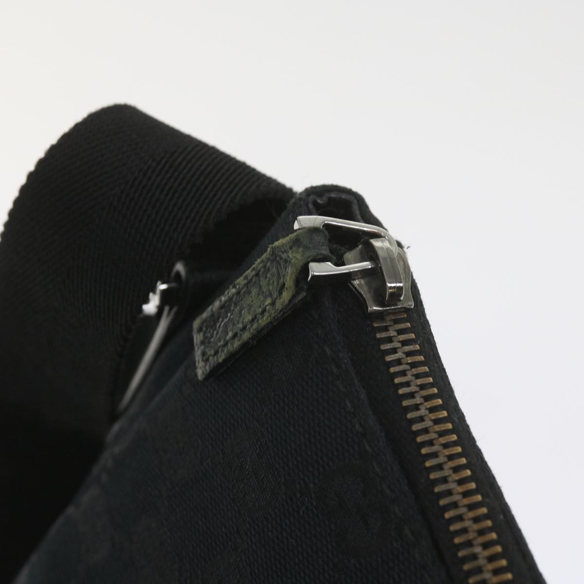 GUCCI GG Canvas Shoulder Bag Black 114273 60584