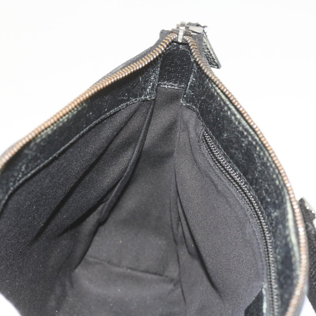 GUCCI GG Canvas Shoulder Bag Black 114273 60584