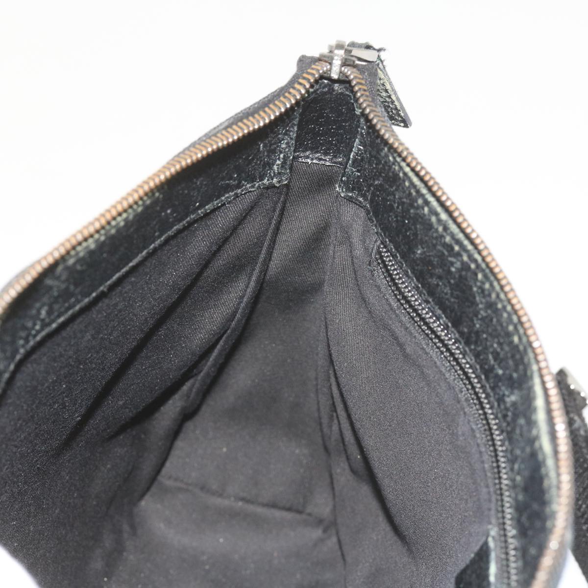 GUCCI GG Canvas Shoulder Bag Black 114273 60584