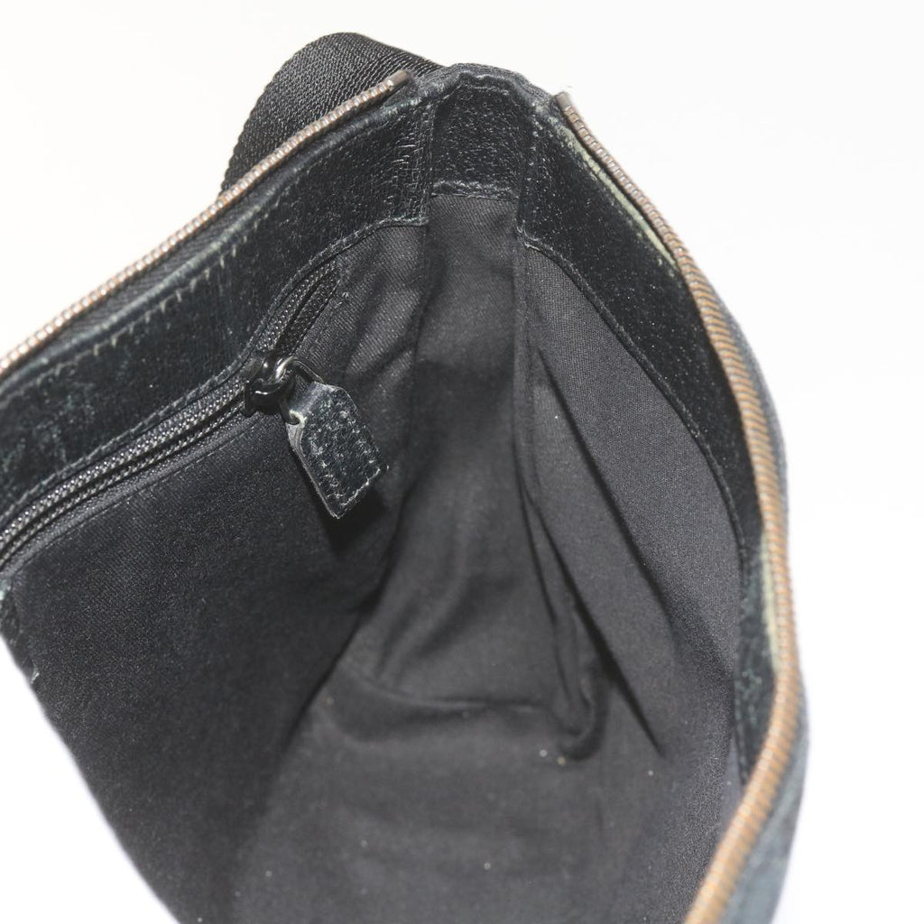 GUCCI GG Canvas Shoulder Bag Black 114273 60584