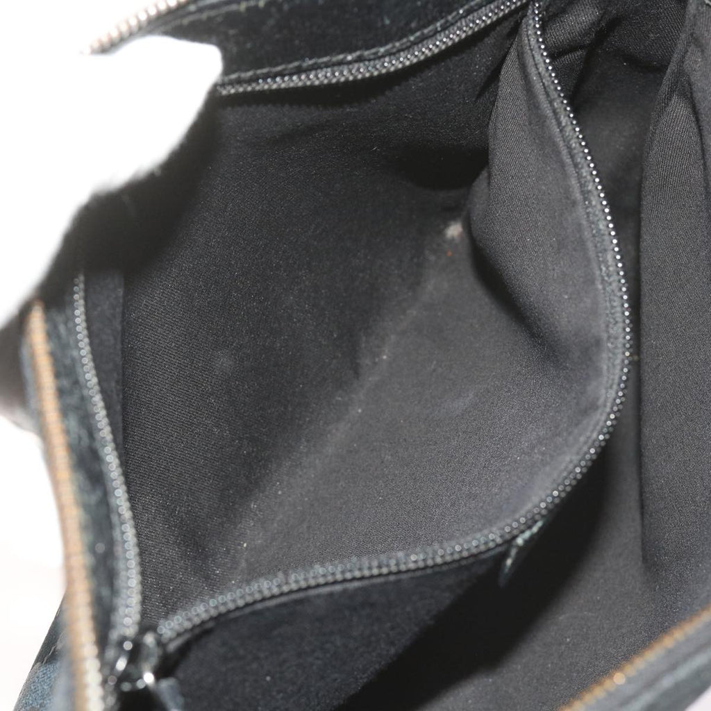 GUCCI GG Canvas Shoulder Bag Black 114273 60584