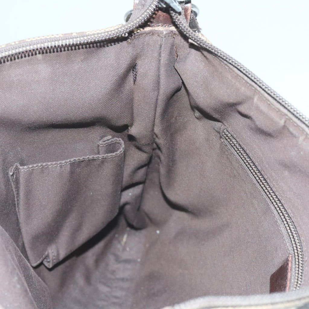 GUCCI GG Canvas Shoulder Bag Beige 145857 60606