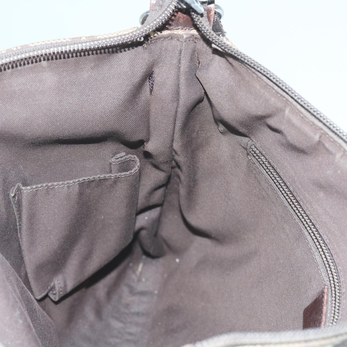 GUCCI GG Canvas Shoulder Bag Beige 145857 60606
