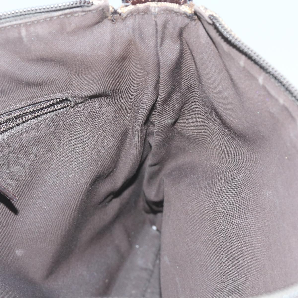 GUCCI GG Canvas Shoulder Bag Beige 145857 60606