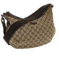 GUCCI GG Canvas Shoulder Bag Beige 181092 60607