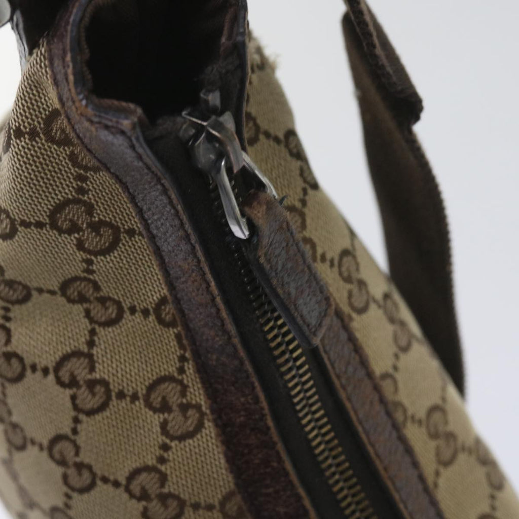 GUCCI GG Canvas Shoulder Bag Beige 181092 60607