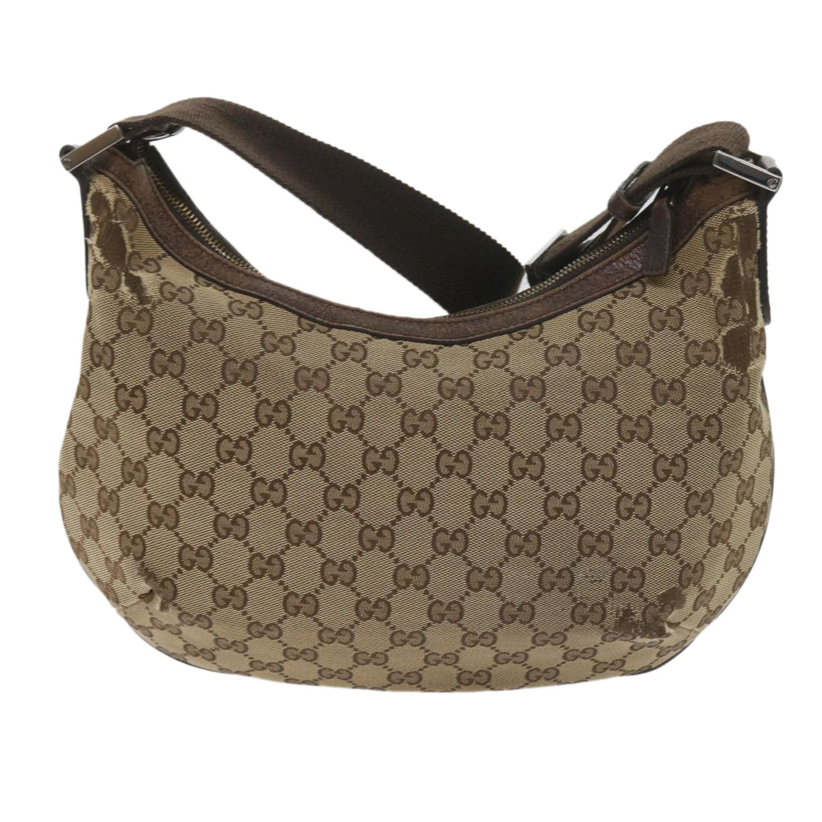 GUCCI GG Canvas Shoulder Bag Beige 181092 60607