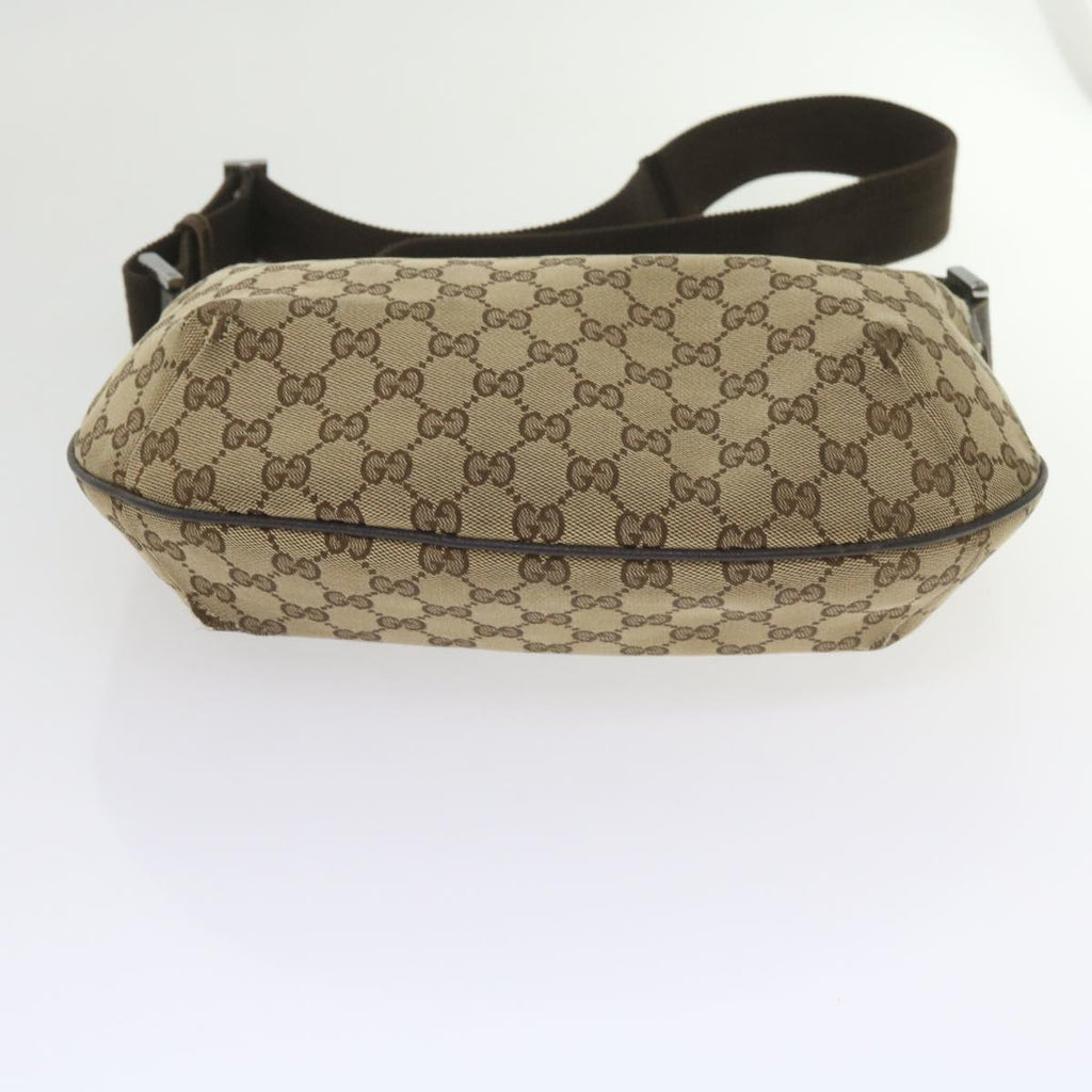 GUCCI GG Canvas Shoulder Bag Beige 181092 60607