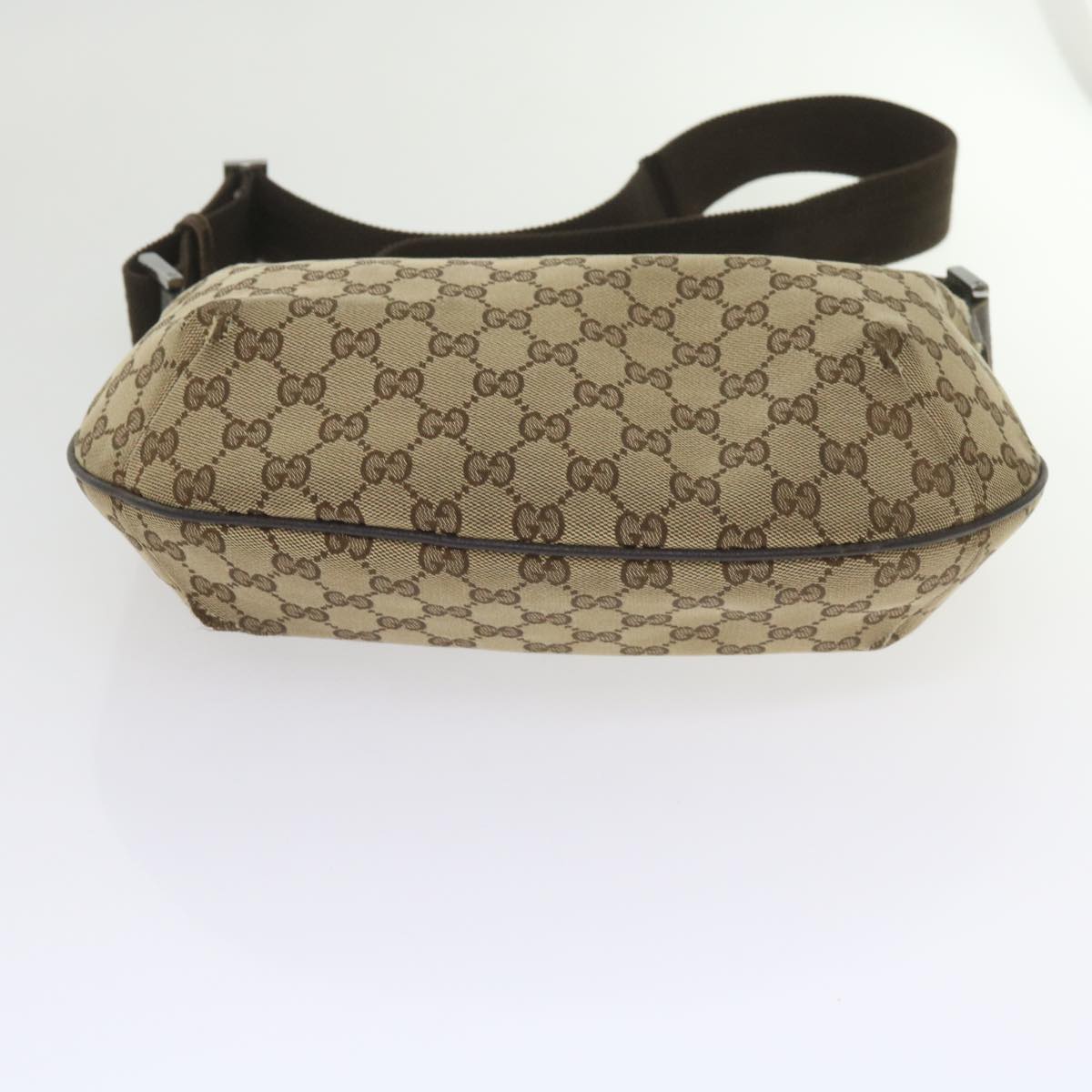 GUCCI GG Canvas Shoulder Bag Beige 181092 60607