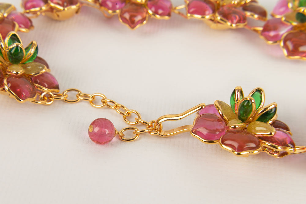 Collier fleurs Augustine