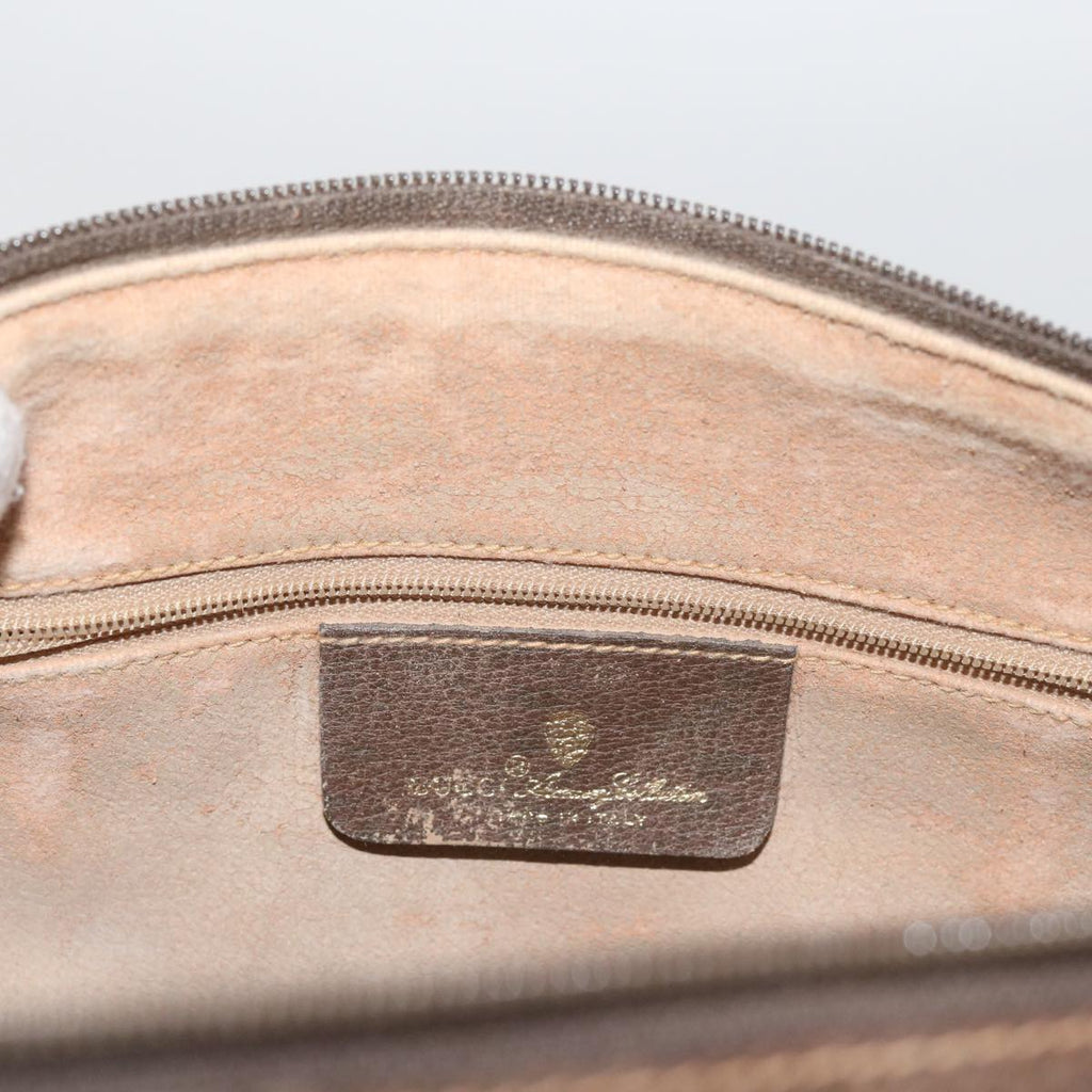 GUCCI GG Supreme Web Sherry Line Hand Bag Beige Red Green 40 02 007 60676
