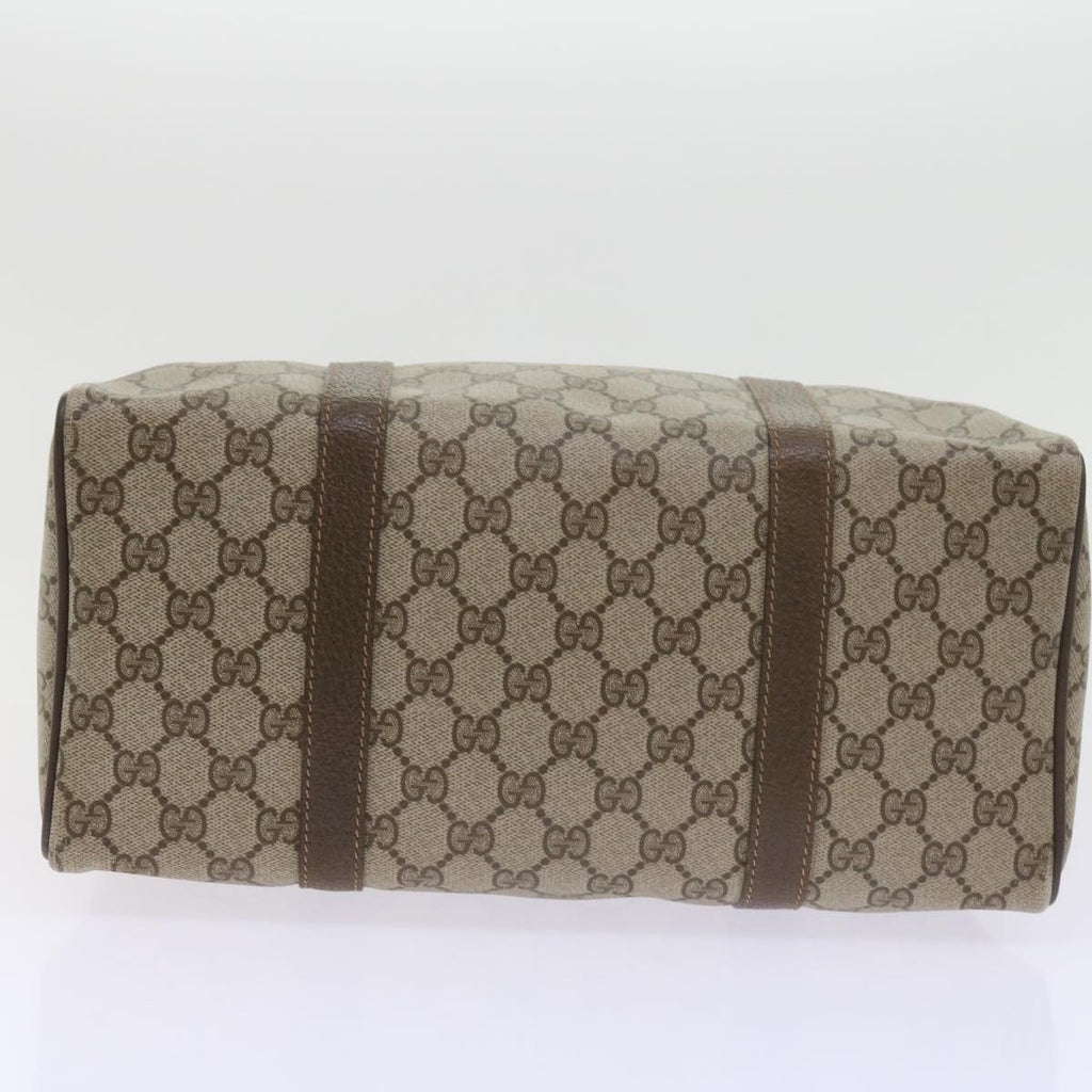 GUCCI GG Supreme Web Sherry Line Hand Bag Beige Red Green 40 02 007 60676
