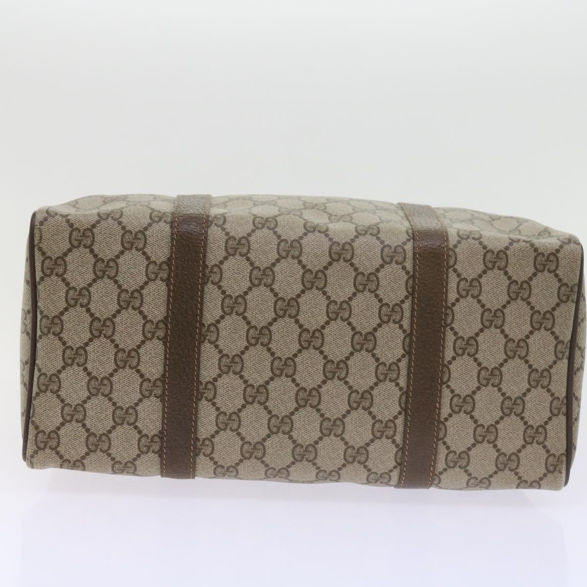 GUCCI GG Supreme Web Sherry Line Hand Bag Beige Red Green 40 02 007 60676