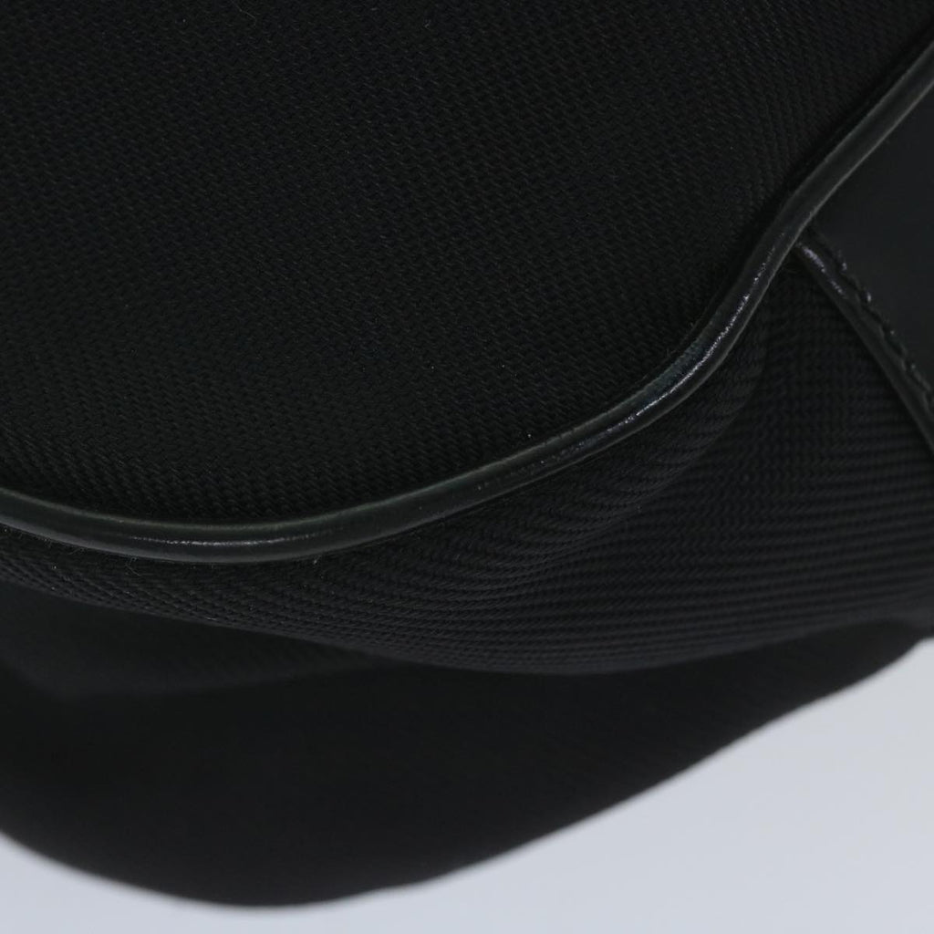 GUCCI Bamboo Shoulder Bag Nylon Black 001 1577 60687