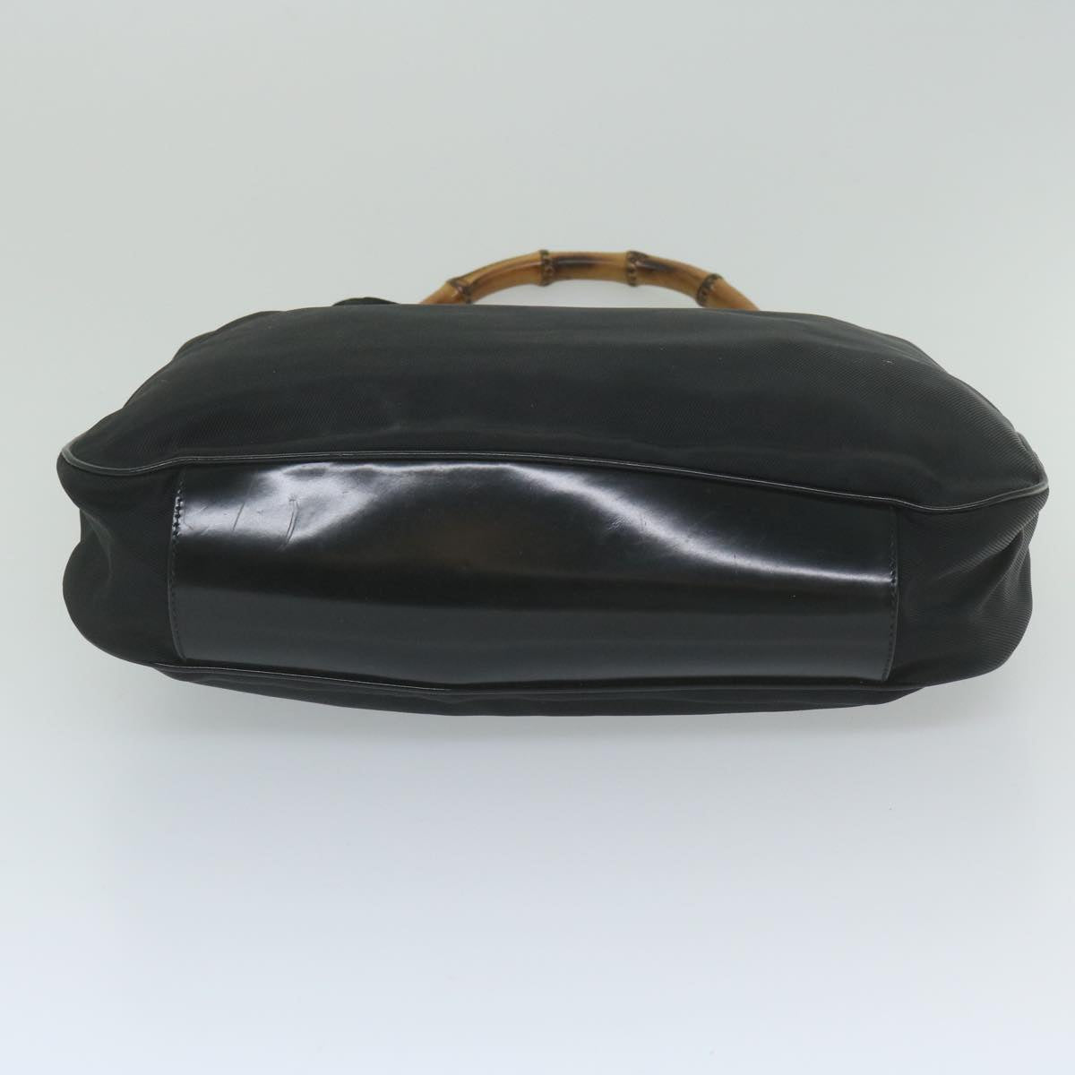 GUCCI Bamboo Shoulder Bag Nylon Black 001 1577 60687