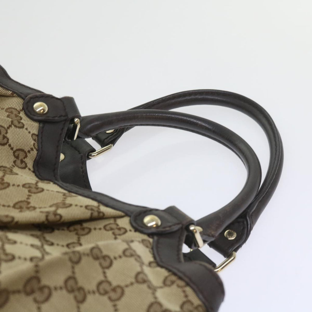 GUCCI GG Canvas Tote Bag Beige 211944 60688