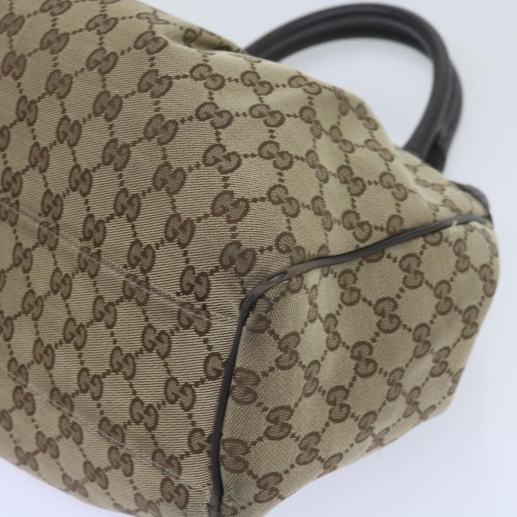 GUCCI GG Canvas Tote Bag Beige 211944 60688