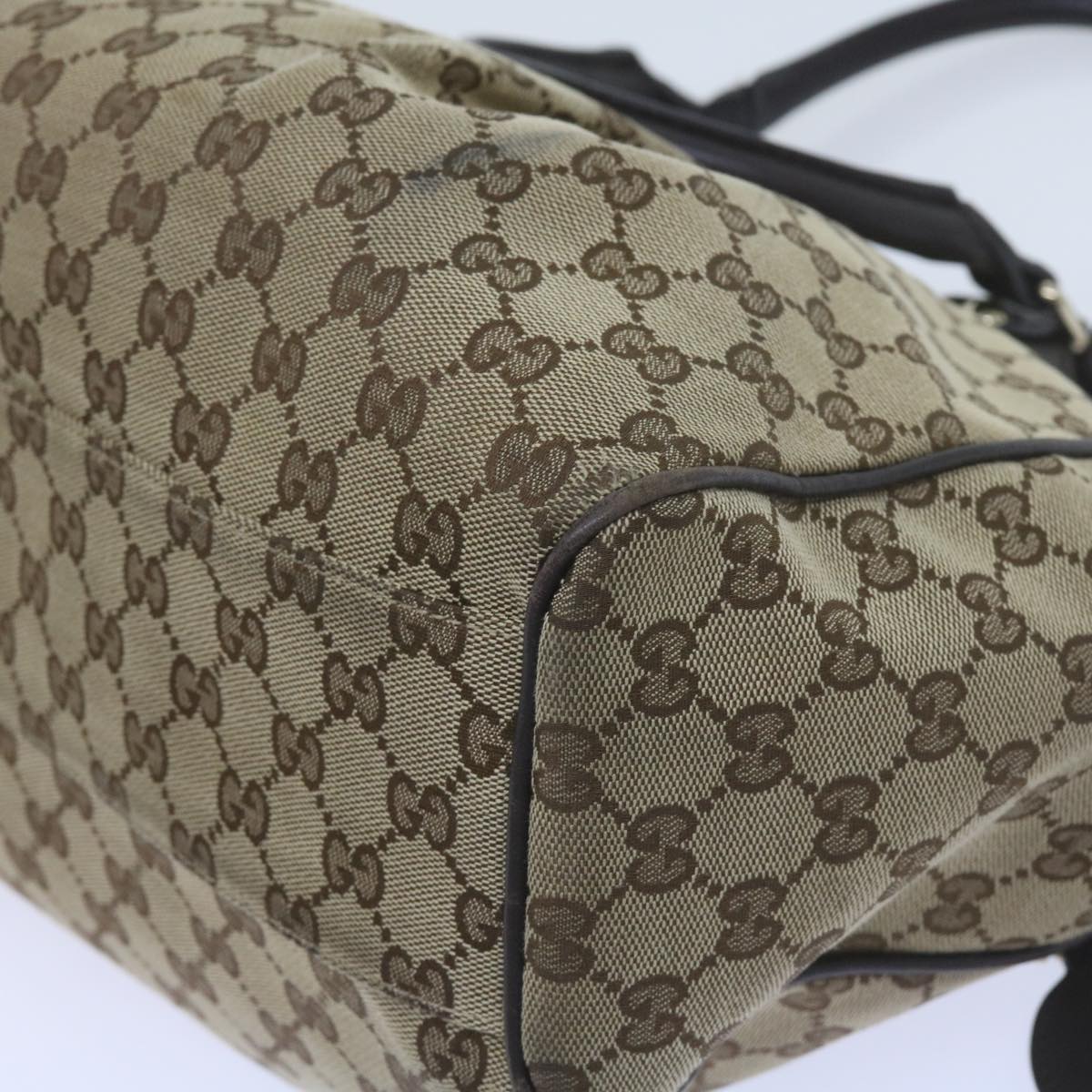 GUCCI GG Canvas Tote Bag Beige 211944 60688