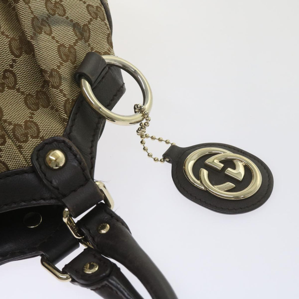 GUCCI GG Canvas Tote Bag Beige 211944 60688