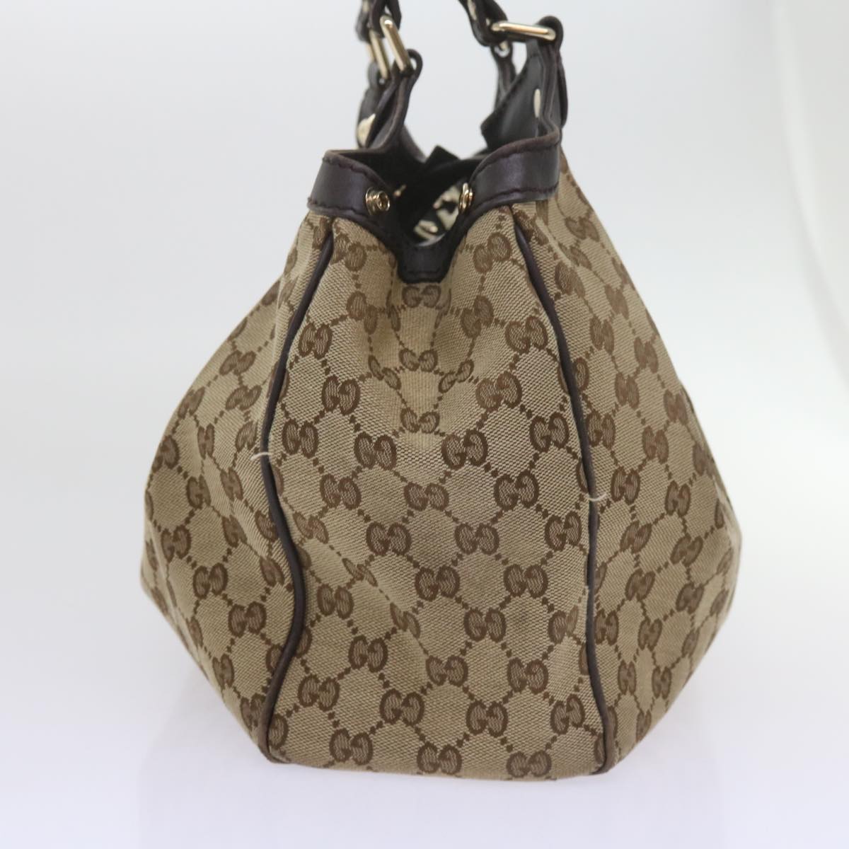 GUCCI GG Canvas Tote Bag Beige 211944 60688