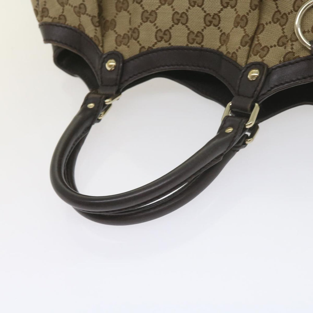 GUCCI GG Canvas Tote Bag Beige 211944 60688