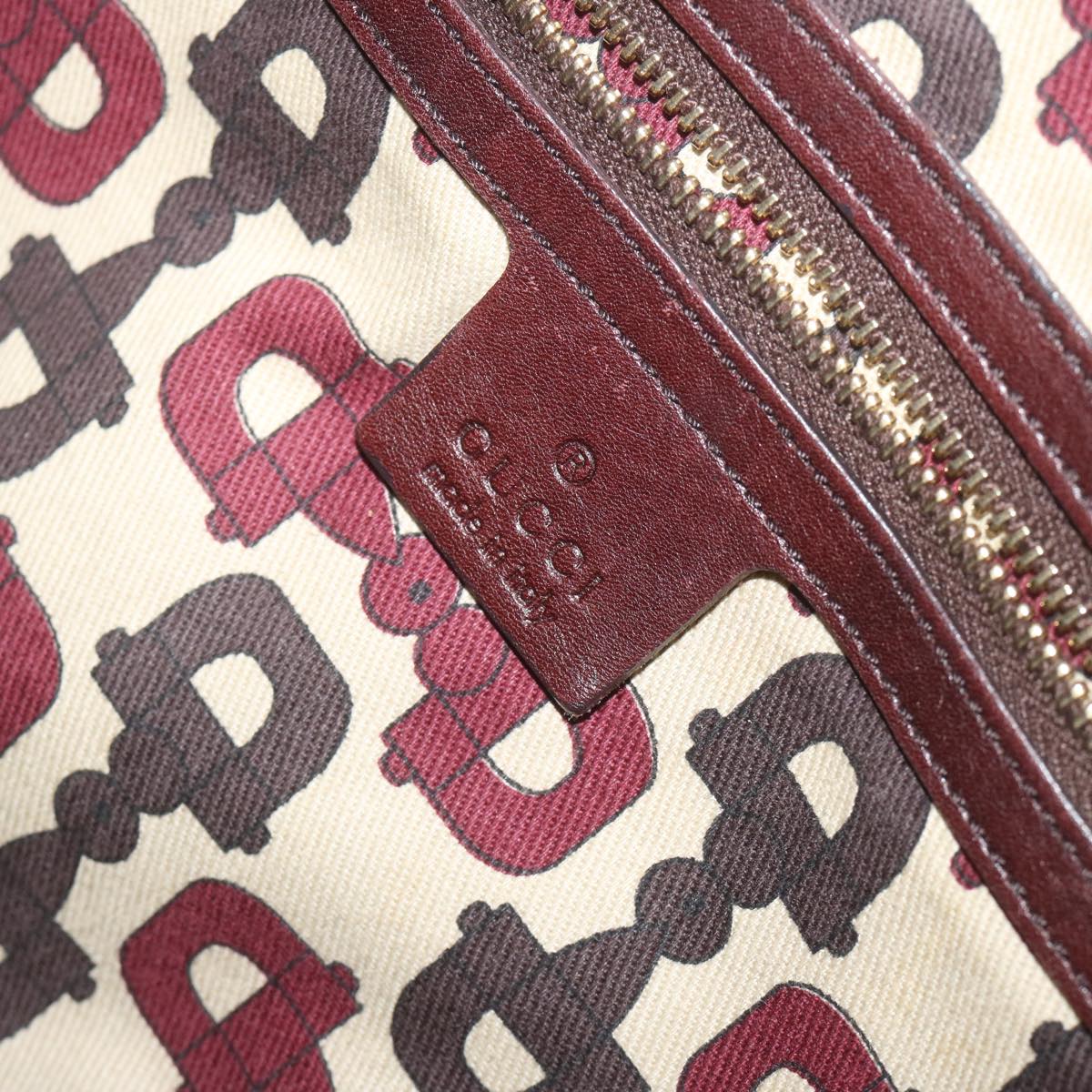 GUCCI GG Canvas Guccissima Bamboo Shoulder Bag Brown 169961 60691