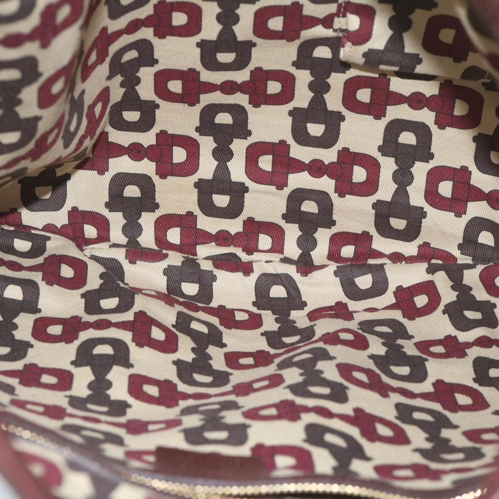 GUCCI GG Canvas Guccissima Bamboo Shoulder Bag Brown 169961 60691
