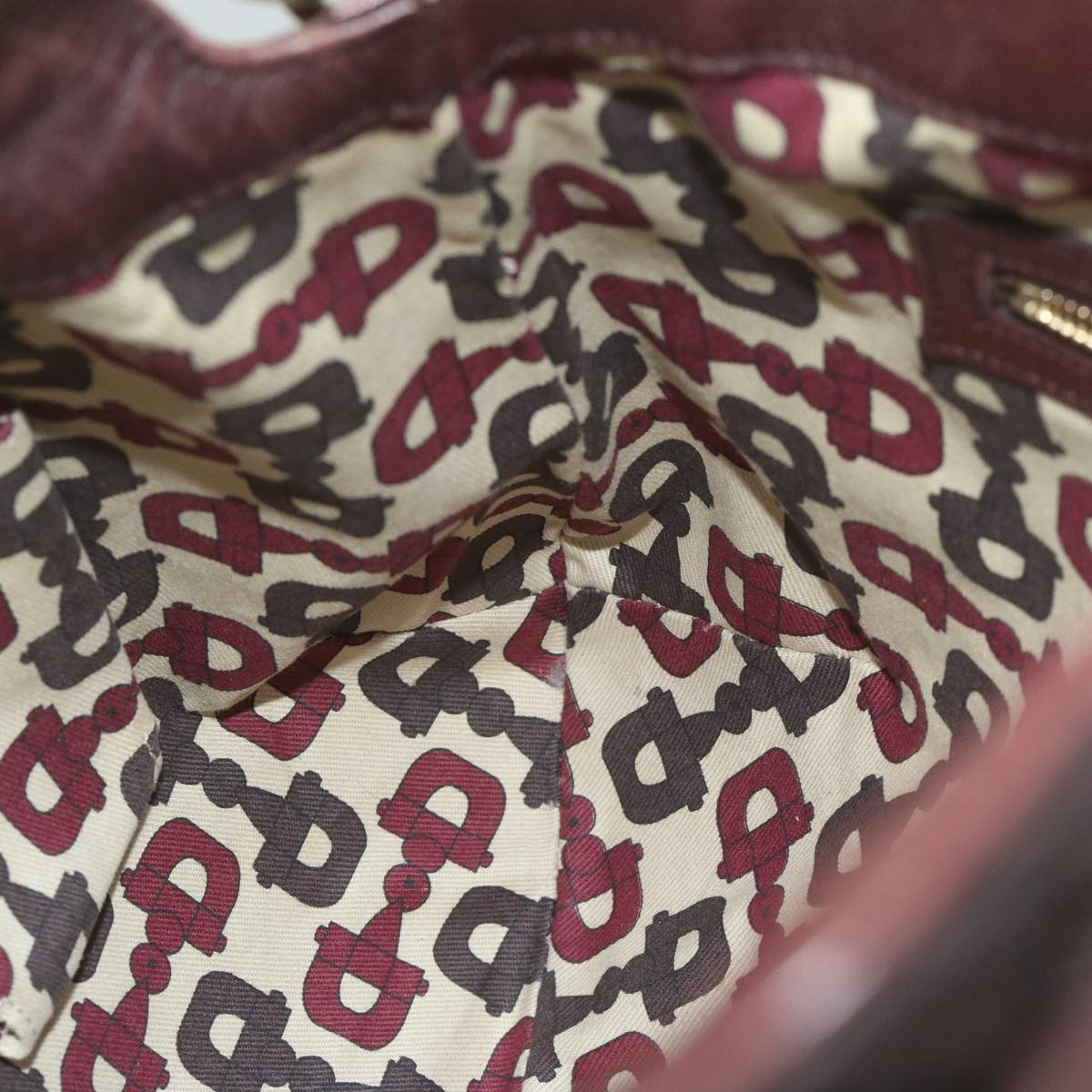 GUCCI GG Canvas Guccissima Bamboo Shoulder Bag Brown 169961 60691