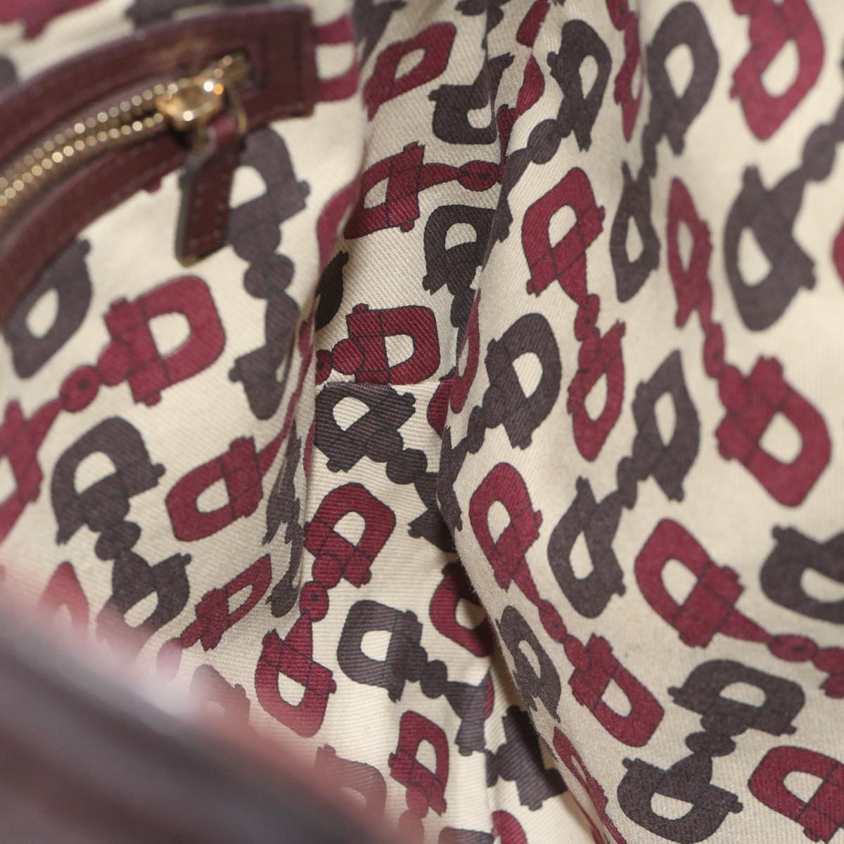 GUCCI GG Canvas Guccissima Bamboo Shoulder Bag Brown 169961 60691