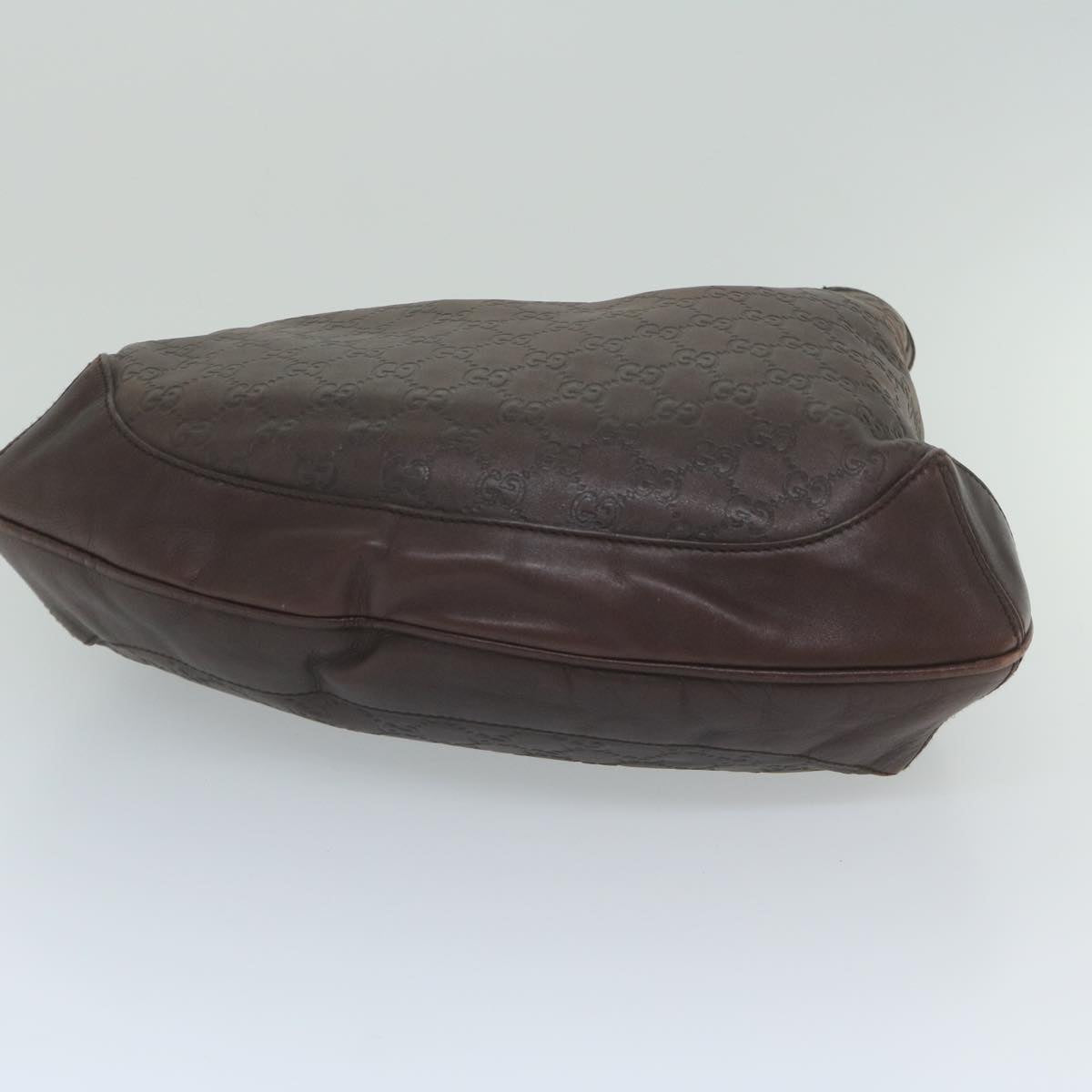 GUCCI GG Canvas Guccissima Bamboo Shoulder Bag Brown 169961 60691