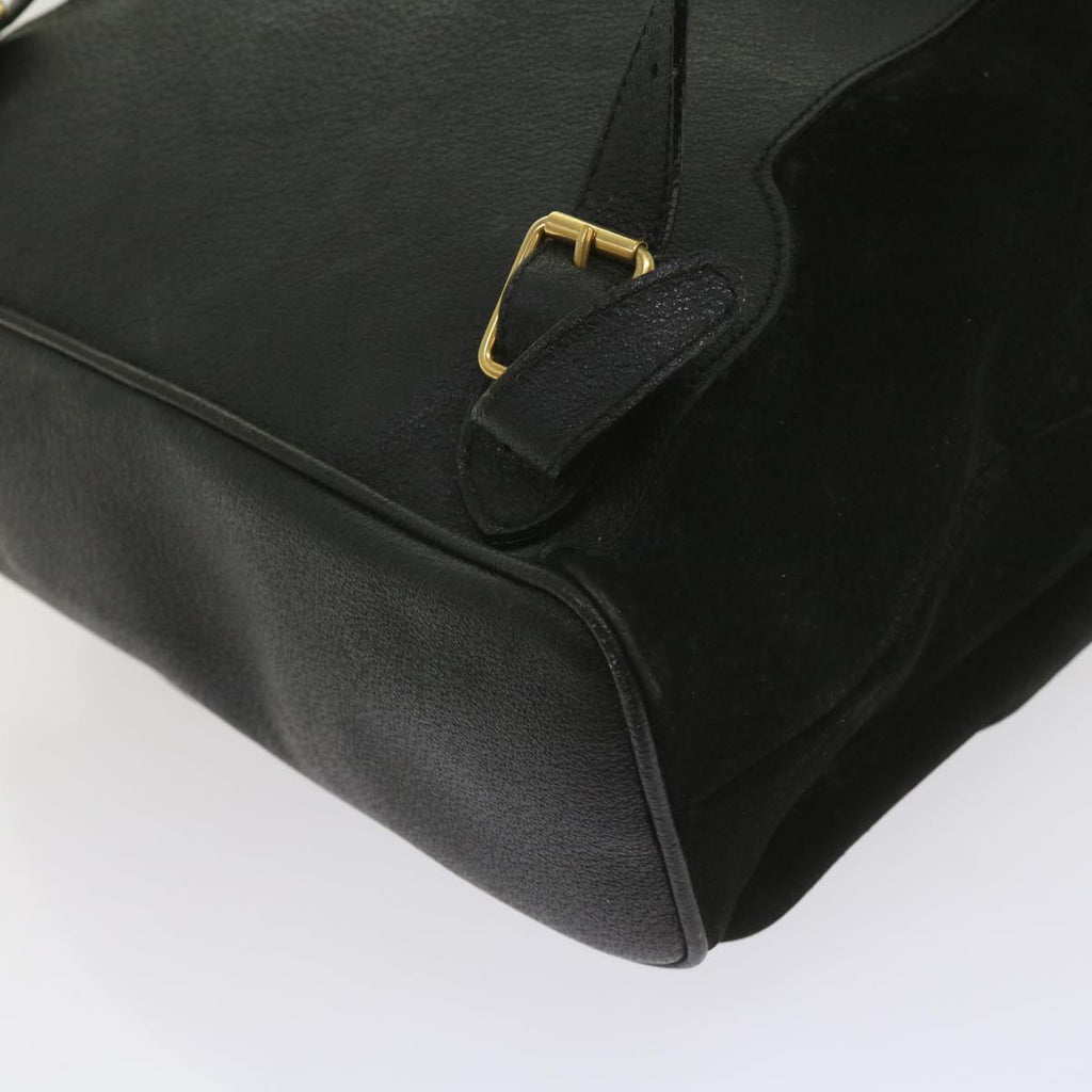 GUCCI Bamboo Backpack Suede Black 003 1119 0016 60693