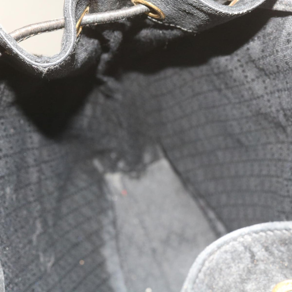GUCCI Bamboo Backpack Suede Black 003 1119 0016 60693