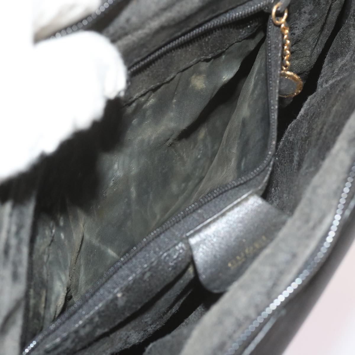 GUCCI Bamboo Hand Bag Leather Black 000 1186 0289 60723