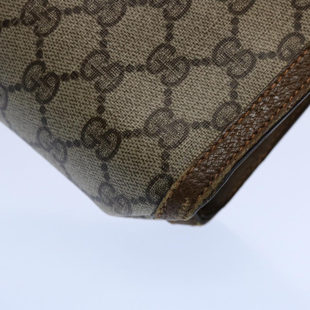 GUCCI GG Supreme Web Sherry Line Clutch Bag Beige Red Green 89 01 033 60742