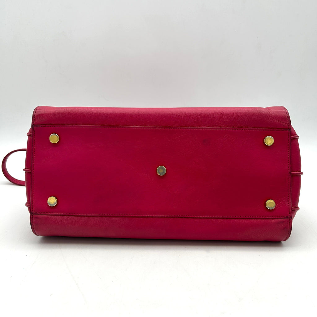 Pre-owned SAINT LAURENT Calfskin Small Sac De Jour Lipstick Pink LA7453