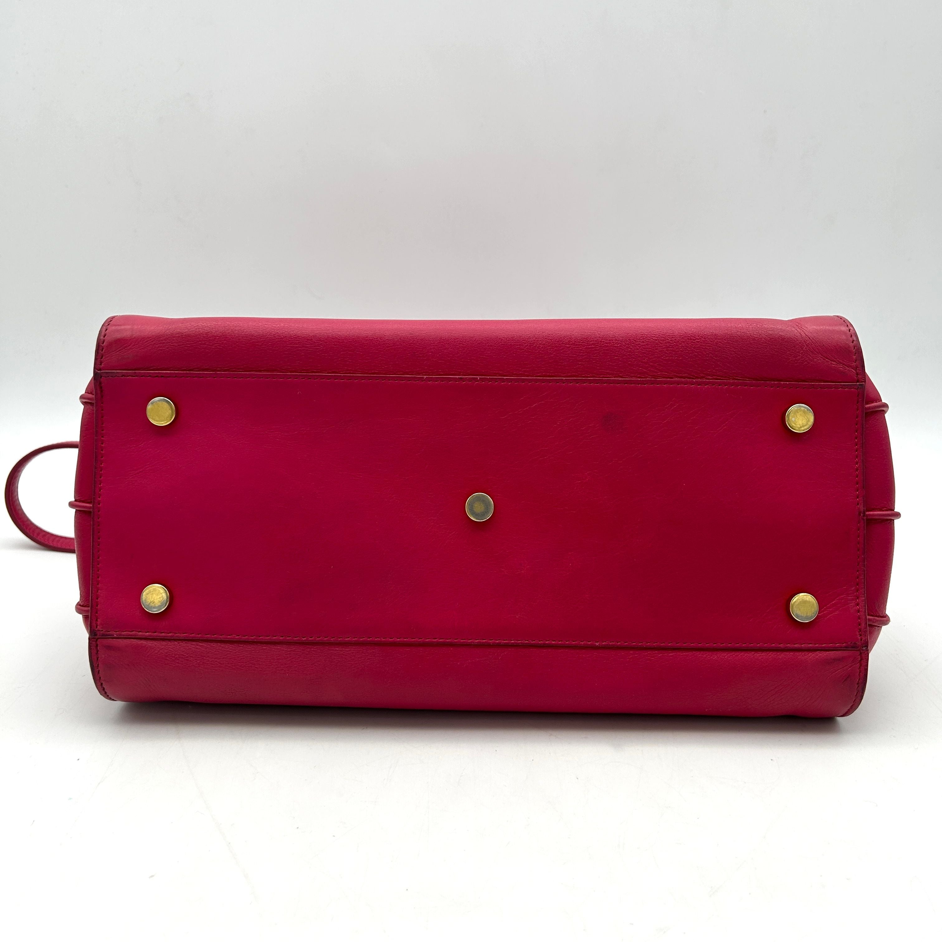 Pre-owned SAINT LAURENT Calfskin Small Sac De Jour Lipstick Pink LA7453