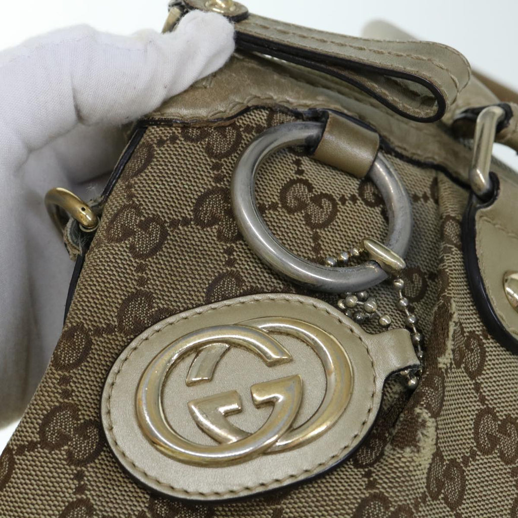 GUCCI GG Canvas Tote Bag Beige 247902 60786