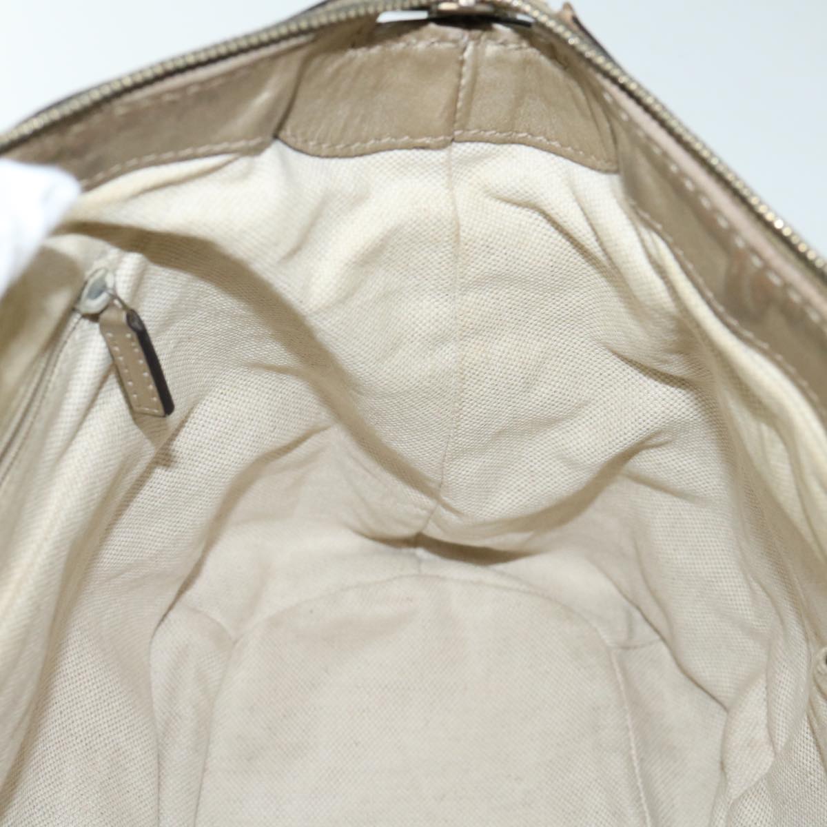 GUCCI GG Canvas Tote Bag Beige 247902 60786