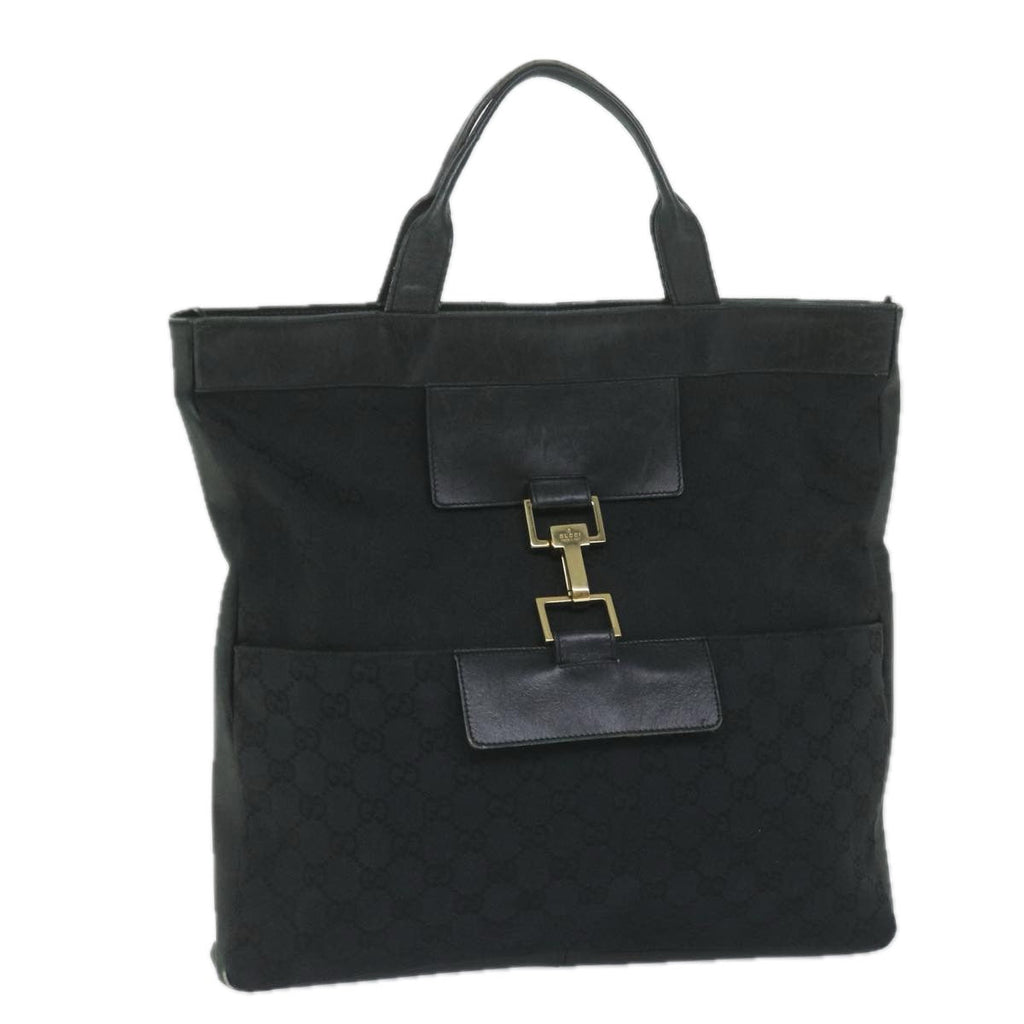 GUCCI GG Canvas Hand Bag Black 001 4083 60788