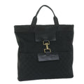 GUCCI GG Canvas Hand Bag Black 001 4083 60788